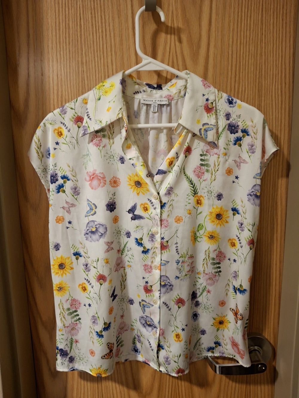 Spring Floral Sleeveless Top